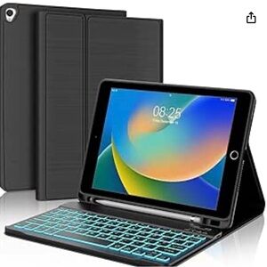 Black Tablet Case with Keyboard